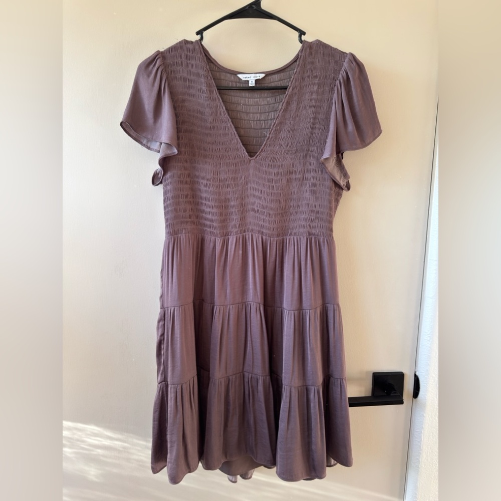 Naked Zebra Dress in Dusty Rose